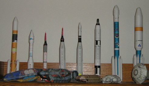 Some of my paper models